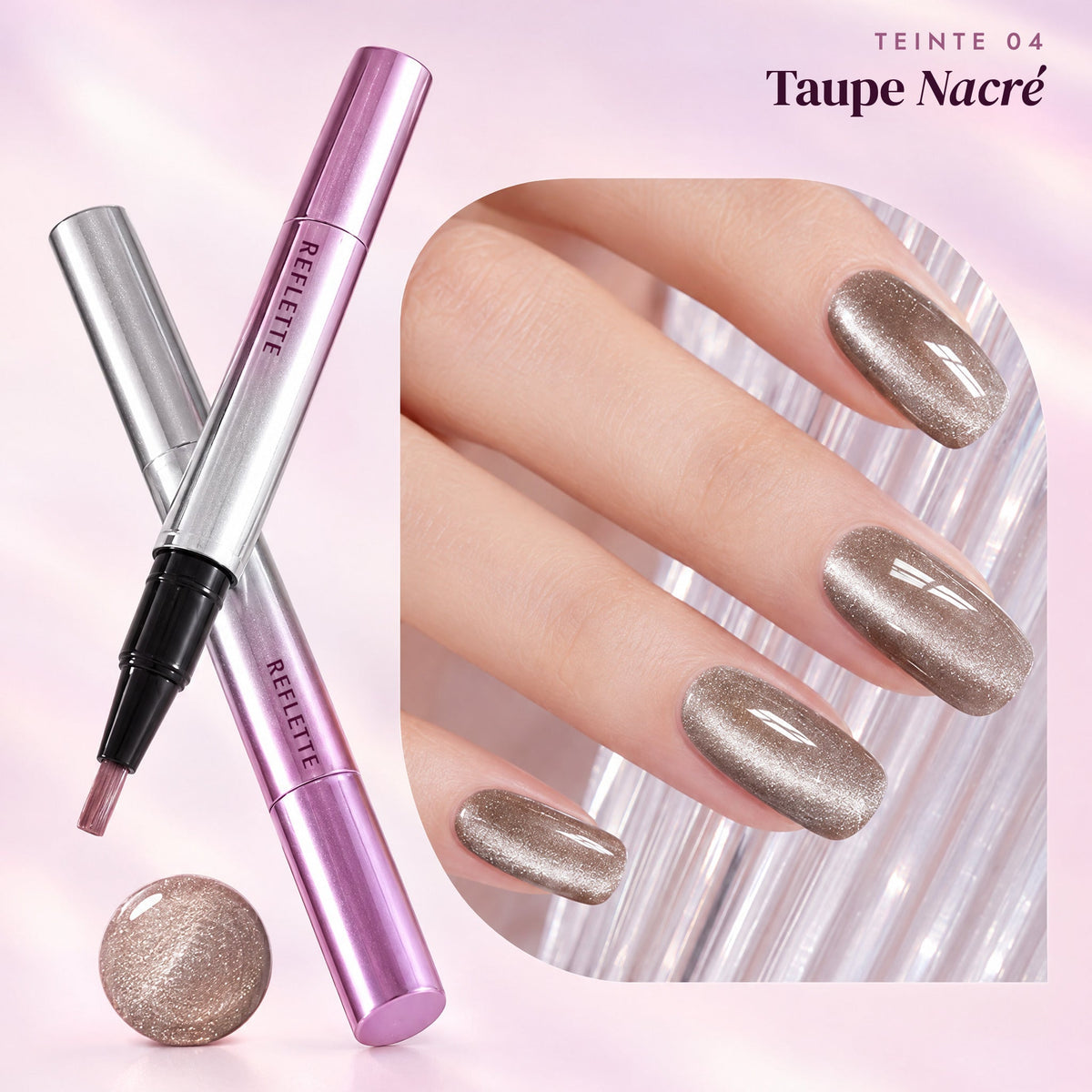 CARRE·U4·Taupe Nacré