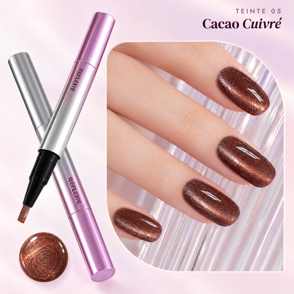 CARRE·U5·Cacao Cuivré